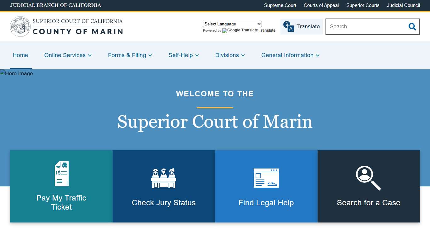 Home | Superior Court of California | County of Marin